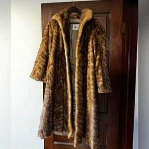 Long fur coat